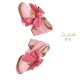 Iris Corolla Tulips Chunky Heel Shoes(Reservation/5 Colours/Full Payment Without Shipping)